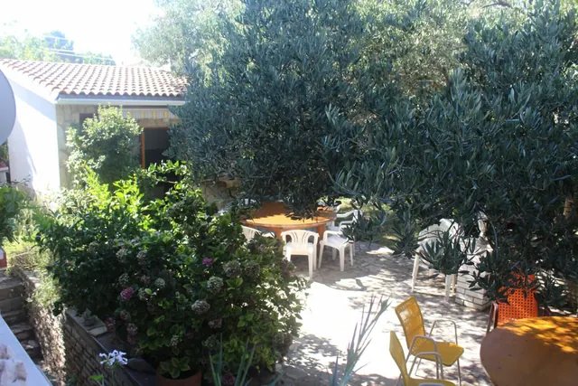 Barbecue area in the garden