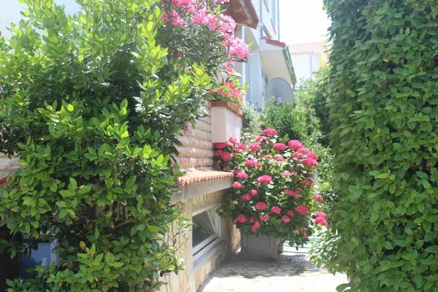 Outdoor seating corner